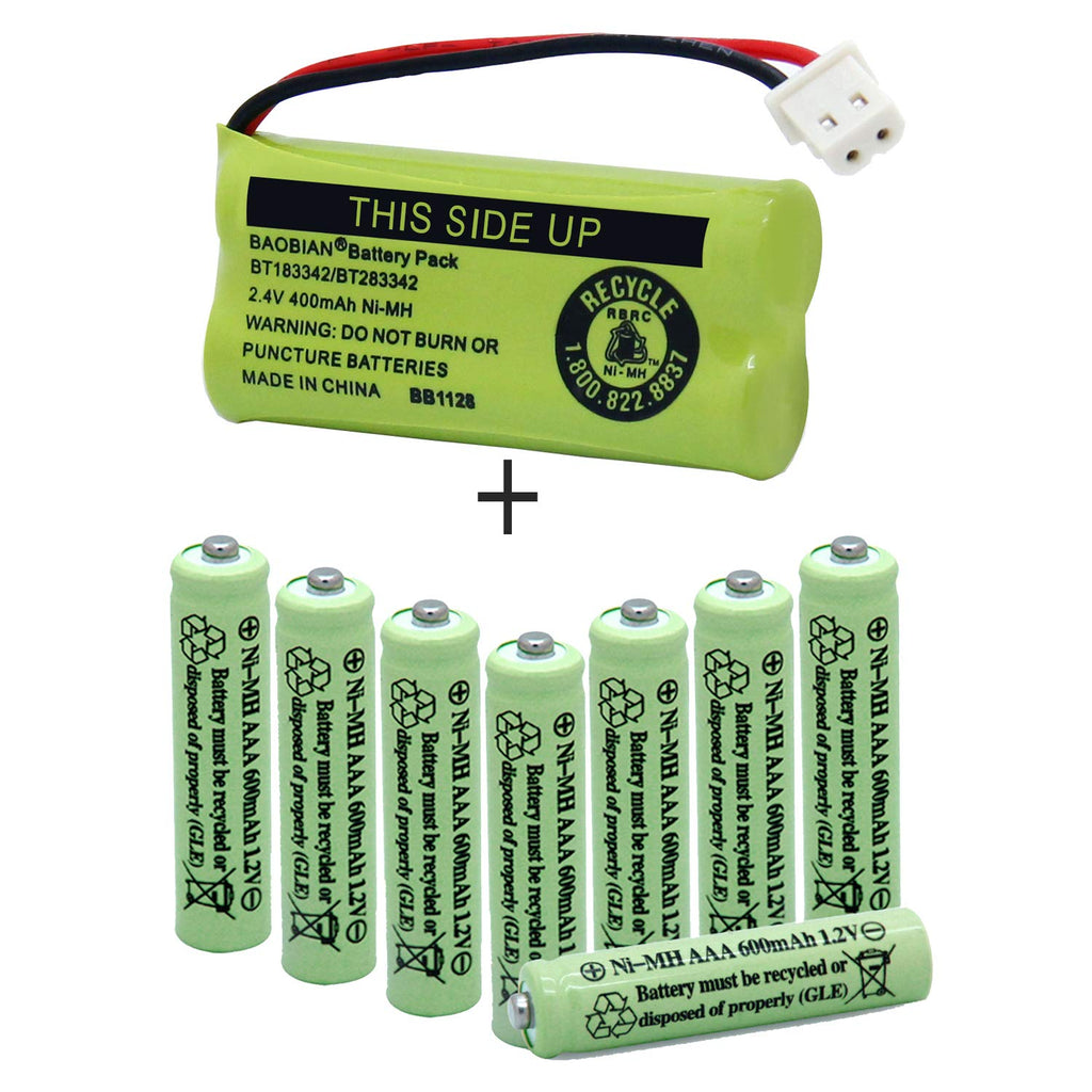 [Australia - AusPower] - BT183342/BT283342 2.4V Phone Battery and AAA 1.2V 600mAh NiMh Rechargeable Solar Batteries 