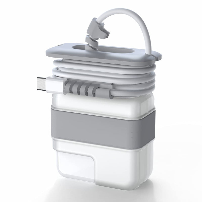[Australia - AusPower] - TATOFY Charger Cable Organizer, Charger Case for MacBook 30w 29w Charger Adapter, Travel Cord Organizer, Charger Organizer, MacBook Accessories (MacBook Air 13", Retina 12") 