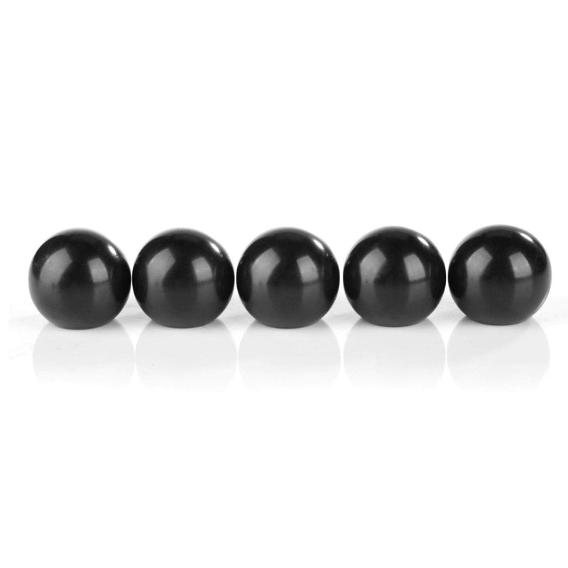 [Australia - AusPower] - 5Pcs Bakelite Ball Gear Knob Black Round Spherical Knob Embedded Copper Nut BM6 * 25 Machine Tool Replacement 