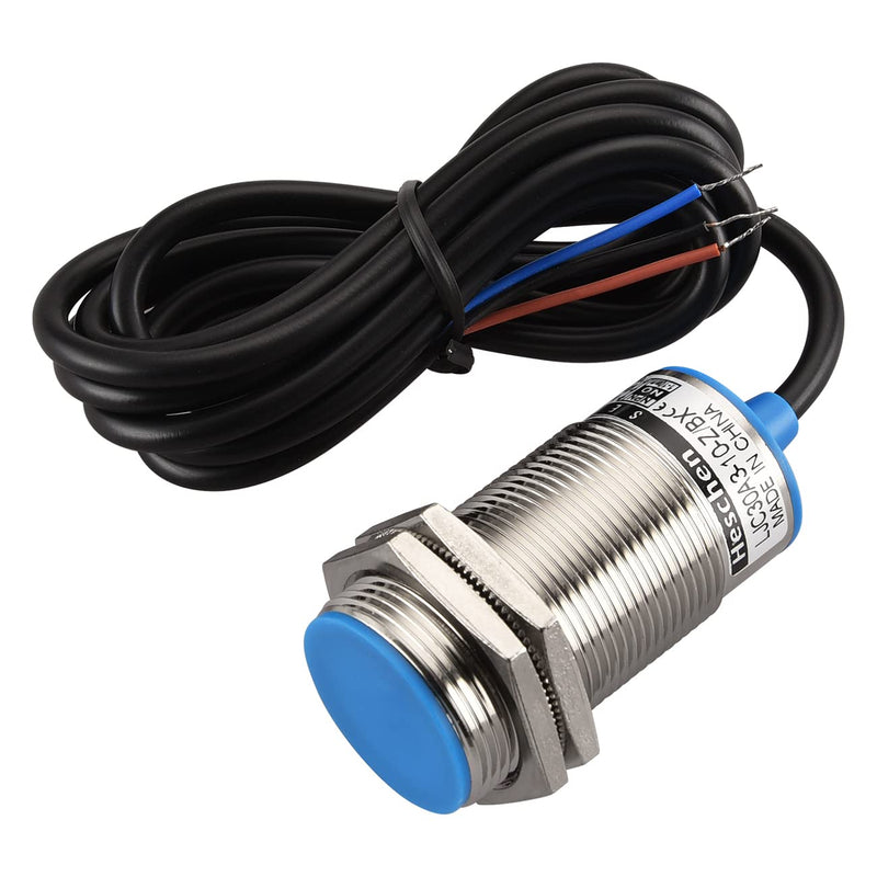 [Australia - AusPower] - Heschen M30 Capacitive Proximity Sensor Switch Shield Type LJC30A3-10-Z/BX Detection 1-10mm 10-30VDC 200mA NPN Normally Open(NO) 3 Wires 