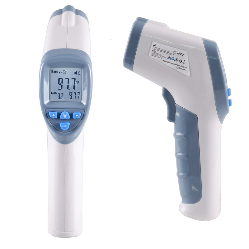 [Australia - AusPower] - Aain AA8836 Digital Non-Contact forehead infrared thermometer, Blacklight LCD Screen and Date Memory (32 readings) 
