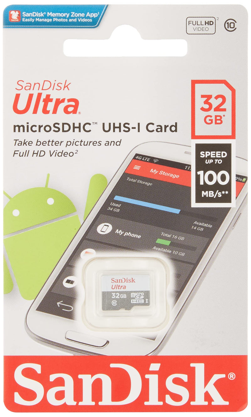 [Australia - AusPower] - SanDisk Ultra microSDHC 32GB 100MB/s Class 10 UHS-I 