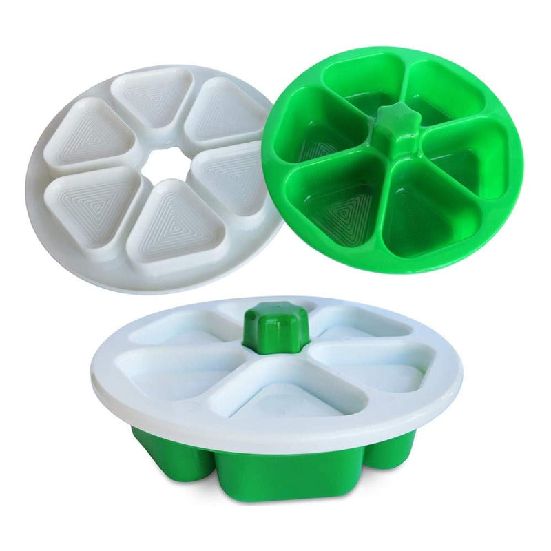 [Australia - AusPower] - 6 in 1 Onigiri Mold Triangle Sushi Mold, Sushi Mold Case DIY Onigiri Maker, Able to Make up to 6 Triangular Sushi at The Same Time Quickly And Easily 