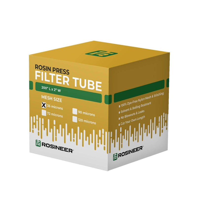 [Australia - AusPower] - Rosineer Premium Nylon Filter Tube Sleeve, 2" x 200", 36 Micron Mesh Size, Double Stitching, Zero Blowouts 36 microns 