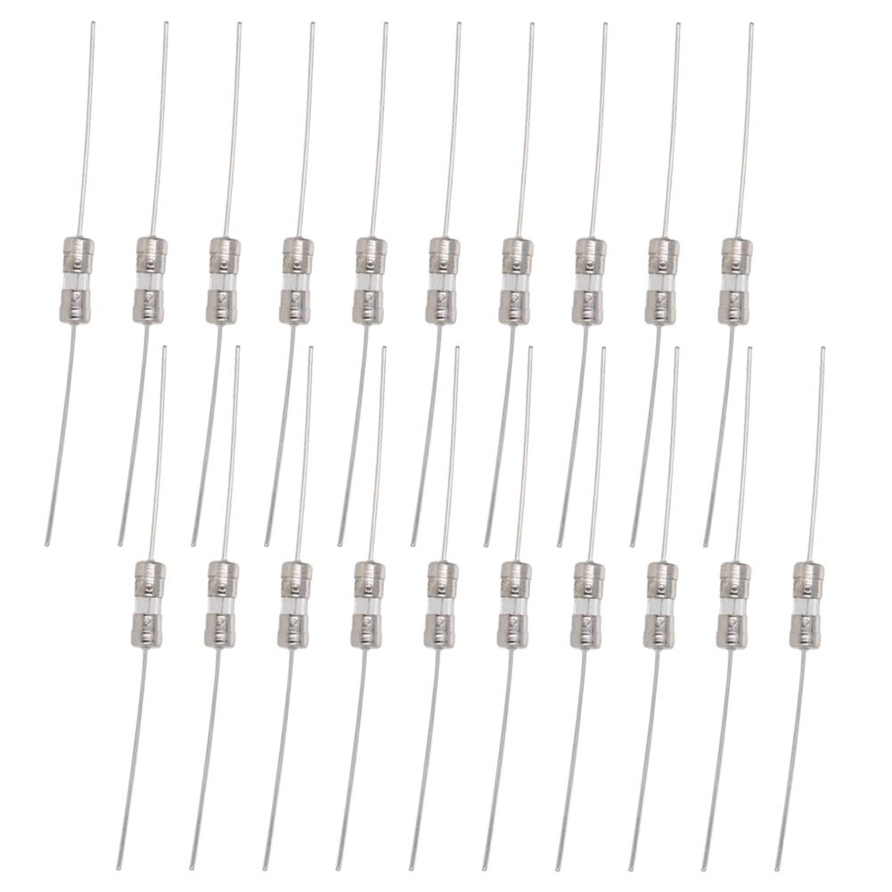 [Australia - AusPower] - Fielect Glass Tube Fuses Axial with Lead Wire Fast-Blow 3.6x10mm 15A 250V for Replacing or Repairing Many Home Electronics 20Pcs 