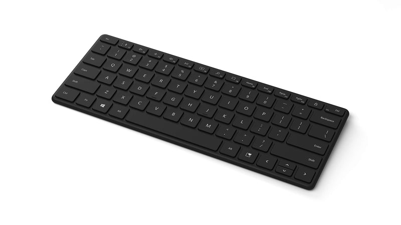 [Australia - AusPower] - Microsoft Designer Compact Keyboard - Matte Black. Standalone Wireless Bluetooth Keyboard. Compatible with Bluetooth Enabled PCs/Mac 