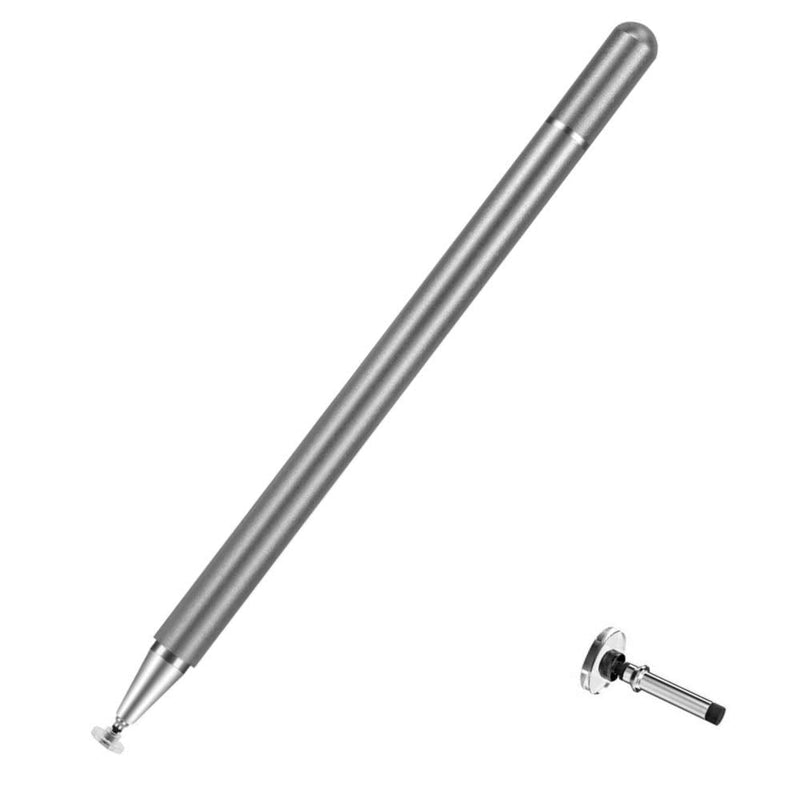 [Australia - AusPower] - Stylus Pens for Touch Screens,Stylus Pen for Apple iPad, Capacitive Pencil for Kid Student Drawing, Writing,High Sensitivity,for Touch Screen Devices Tablet,Smartphone (Grey) Grey 