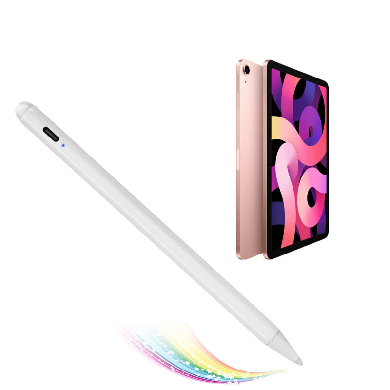 [Australia - AusPower] - 2021 12.9-inch iPad Pro Stylus Pencil,1.5mm Fine Pom Tip Palm Rejection Stylus Pens Compatible with Apple Pencil for 2021 12.9-inch iPad Pro Stylus Pen for Write/Draw/Sign/Sketch,White 