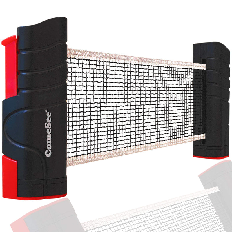 [Australia - AusPower] - Comesee Retractable Ping Pong Net for Any Table, Table Tennis Nets and Posts Equipment for Replacement 