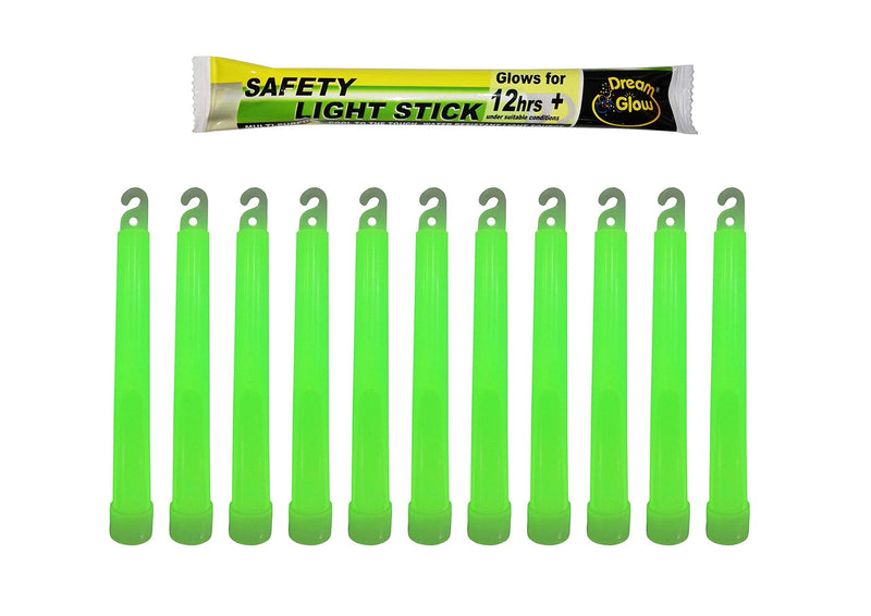 [Australia - AusPower] - Industrial Grade Glow Sticks(12-20PCS)/ 6 inches Ultra Bright Light Sticks - Emergency Light Sticks for Camping Accessories, Hurricane Supplies,Earthquake, Survival Kit and More - Lasts Over 12 Hours 