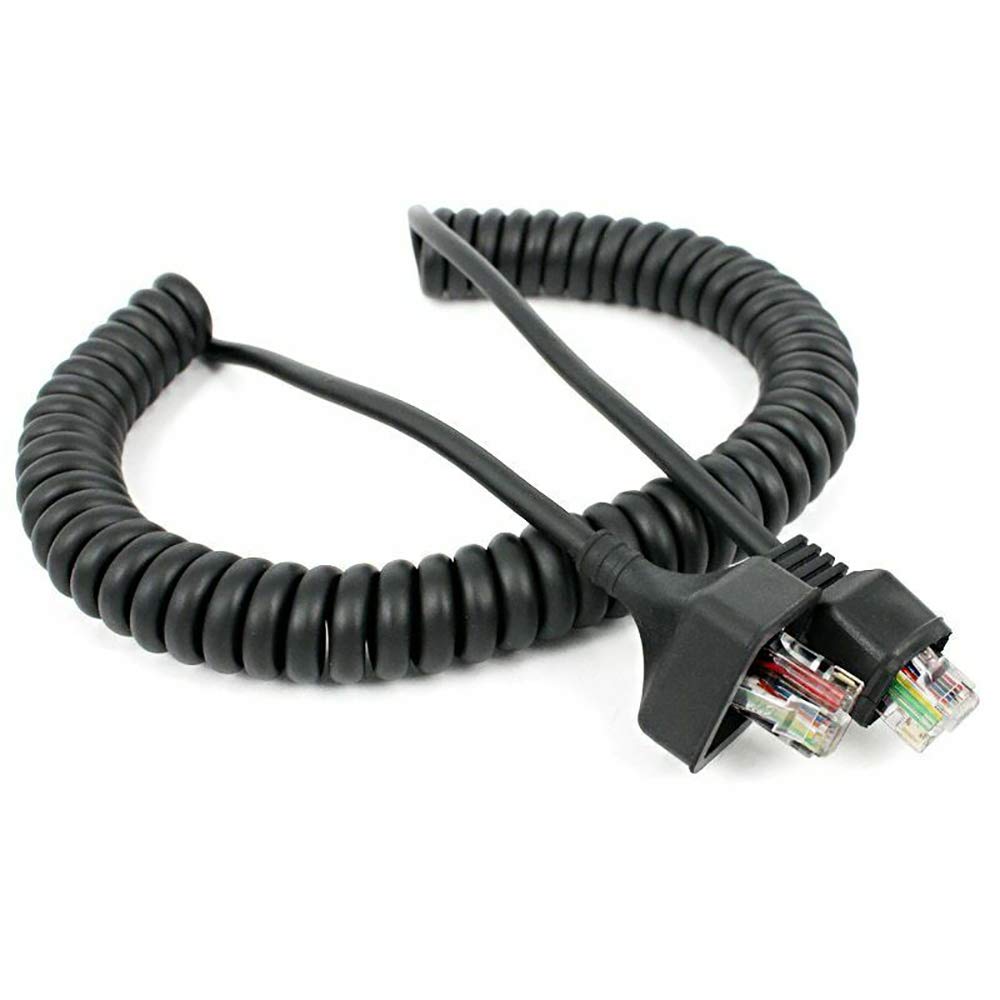 [Australia - AusPower] - 8 Pin RJ-45 Microphone Cable Mic Cord Replacement for Kenwood Mobile Radio AMM300-K30 KMC-30 KMC-32 KMC-35 TK-7100 TK-760 TK-768 TK-762G TK-780G M-261A TM-271A /471A/281/481A TK-8108/868G TK-8100 
