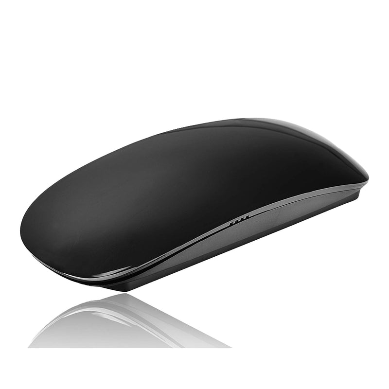 [Australia - AusPower] - ACZH Touch Magic Wireless Mouse Travel Ultra-Thin Portable Mini Mice Compatible with PC,MAC,Laptops (Black) 
