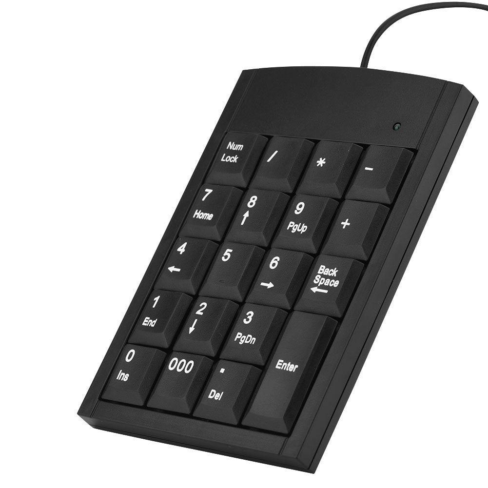 [Australia - AusPower] - Tonysa 5.1 3.5 0.4 Inch Portable Mini Wired USB Numeric Keypad Ultra-Thin Office Work Number Keyboard for Desktop Computer Laptop 