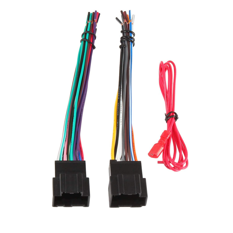 [Australia - AusPower] - RED WOLF Compatible with Select 2006-2017 Chevy GMC Express Savana Buick Factory Radio Stereo Replacement Wire Harness Updated 