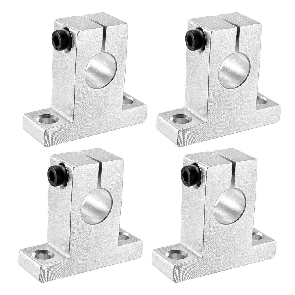 [Australia - AusPower] - 4PCS SK6 Aluminum Linear Rod Rail Shaft Support Guide Motion for 6mm/0.31" Diameter Shaft SK6 Linear rail shaft support Diameter 6mm 