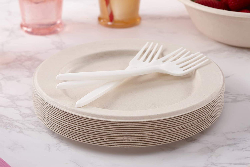 [Australia - AusPower] - Mozaik Eco-Friendly Plant-Based Compostable Cutlery Set, 160 pieces 