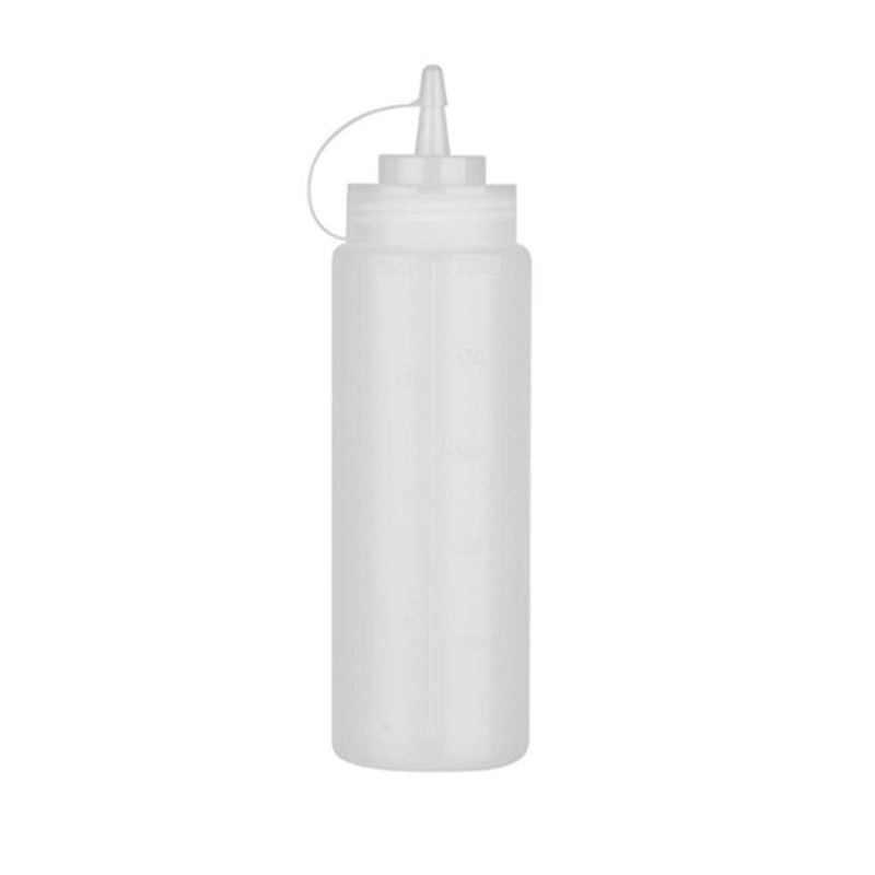 [Australia - AusPower] - 3x Sauce Dispenser,Kitchen Squeeze Spray Bottle With scale Ml and OZ for Ketchup,mel,cream,Mayonnaise,Soy sauce, vinegar, Condiments, Oils and Liquids,Two scales ML and OZ (240ml） 240ml(8 oz) 