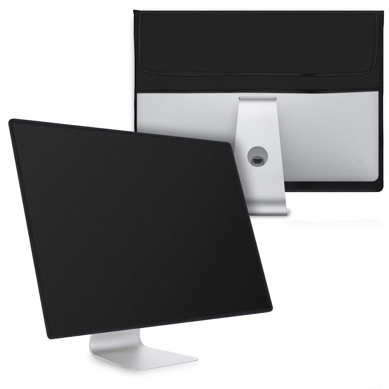 [Australia - AusPower] - kwmobile Cover Compatible with Apple iMac 21.5" - 4-in-1 Case for Monitor and Accessories - Black 