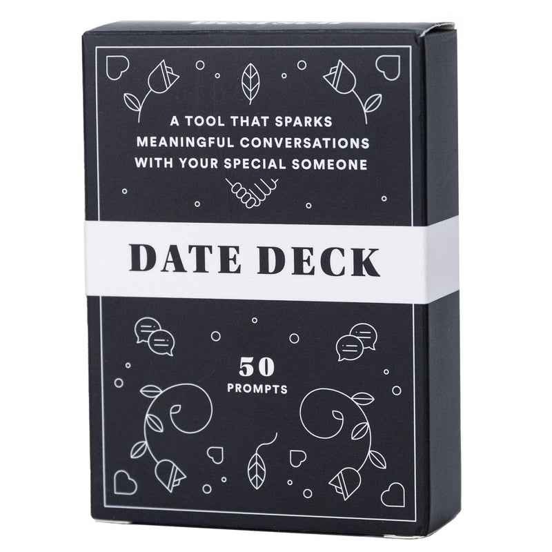 [Australia - AusPower] - Date Deck by BestSelf Co. — Exciting, Engaging, and Though-Provoking Conversation Prompts Perfect for Unlocking Connection, Intimacy and Meaningful Discussion — 50 Cards 
