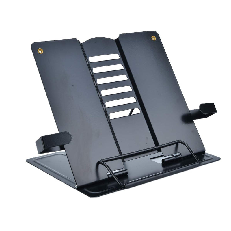 [Australia - AusPower] - Citmage Desk Book Stand Document Holder Heavy Duty Metal Reading Stand Black for Book Magazine Menu iPad Music Score Speech Draft with 6 Adjustable Positions (Upgrade Edition) Black-2 