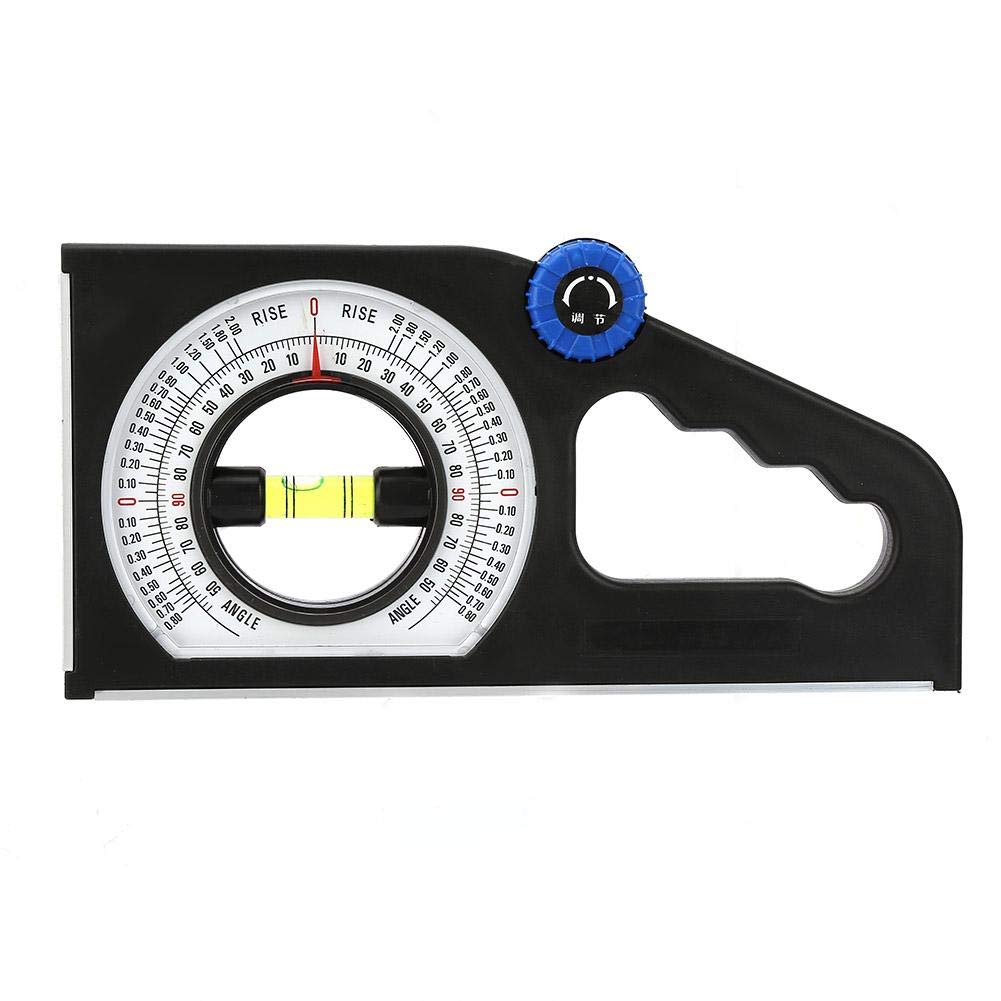 [Australia - AusPower] - Engineering Inclinometer, ABS Universal Slope Measuring Ruler Multifunction Angle Meter 0-180° for Household Industrial Use 