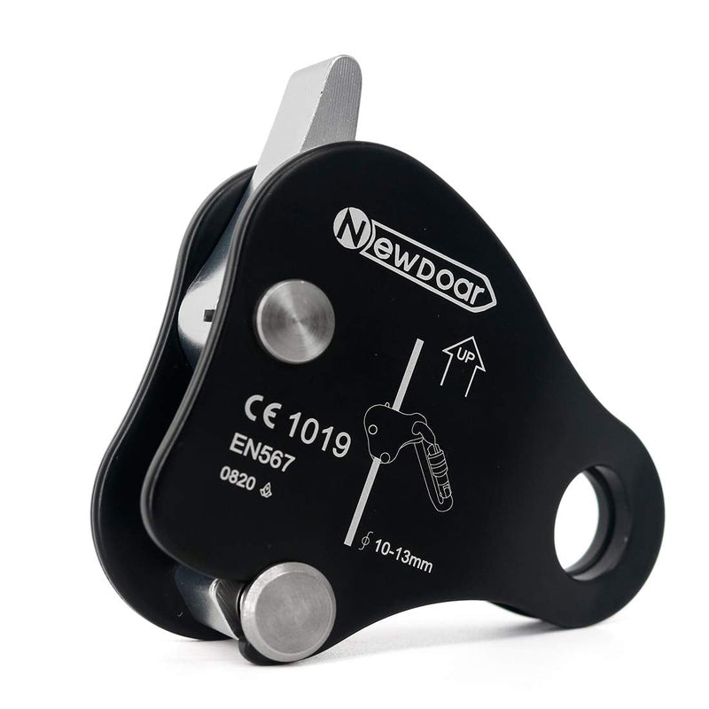 [Australia - AusPower] - NewDoar Rope Grab Ascender 15KN Riser Adjuster Fits 9mm-12mm Rope for Rocking Climbing Protection Rescue 