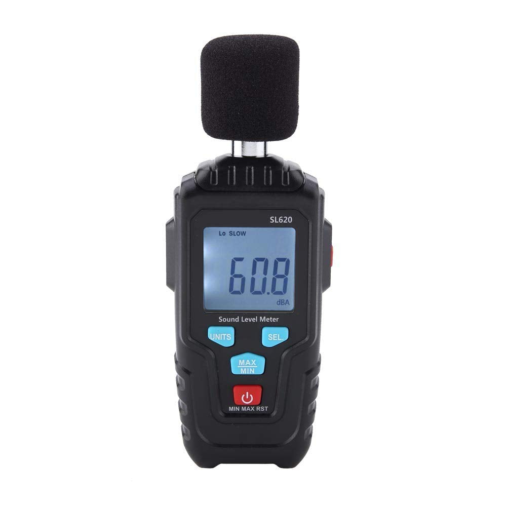 [Australia - AusPower] - Digital Measurement Meter Sound Level Meter Noise Tester LCD Screen Detector DB Meter Decibel Tester for FFT Analyzer for Houdehold for Industry and 