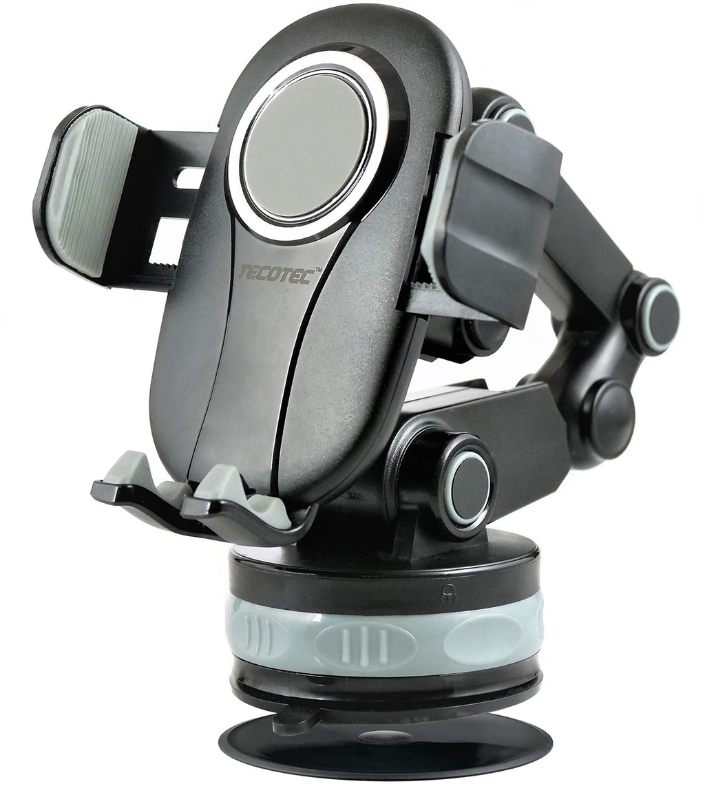 [Australia - AusPower] - TECOTEC 2021 Robotic Design Car Phone Holder Universal Adjustable 360 Degree Swivel Phone Mount Holder Dash & Windshield for All Cellphones & Most of GPS Dash-Robotic Design 