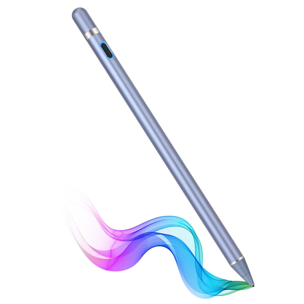 [Australia - AusPower] - Active Stylus Pens for Touch Screens, maylofi Rechargeable Digital Stylish Pen Pencil Universal for iPhone/iPad Pro/Mini/Air/Android and Most Capacitive Touch Screens (Blue) BLUE 