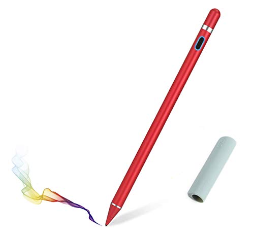 [Australia - AusPower] - Stylus Pen Pencil 1st Generation Gen Replacement Compatible for Apple iPad Pro 1st & 2nd iPad 6th & 7th iPad Mini 5th iPad Air 3rd Gen Generation and iOS Android Capacitive Tablet Touch Screen (Red) Red 