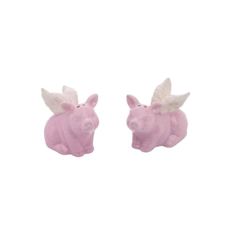 [Australia - AusPower] - Transpac A2152 Country Market Spring Pigs with Wings Salt and Pepper Shaker, Set of 2 