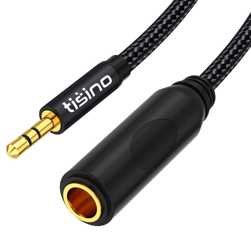 [Australia - AusPower] - TISINO 1/4 to 3.5mm Adapter, 1/4" Female to 1/8" Male Stereo Audio Adapter for Headphone, Amplifiers, Guitar, Amp etc. - 1ft/30cm 1 feet 