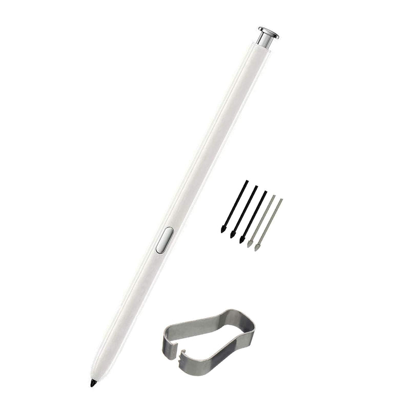 [Australia - AusPower] - (No Bluetooth) Slimall Note20 Ultra Touch Stylus s Pen Replacement for Samsung Galaxy Note20,Note20 5G,Galaxy Note20 Ultra,Note20 Ultra 5G with Stylus Tips (not fit for s20 Ultra) - (White) White 