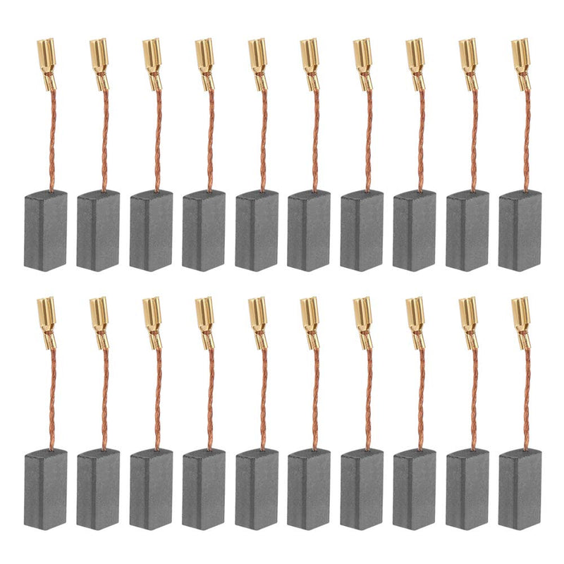 [Australia - AusPower] - Yosoo Health Gear 20PCS Carbon Motor Brushes, Electric Motor Brushes, Replacement Angle Grinder Brush for Power Tool Repair Parts 