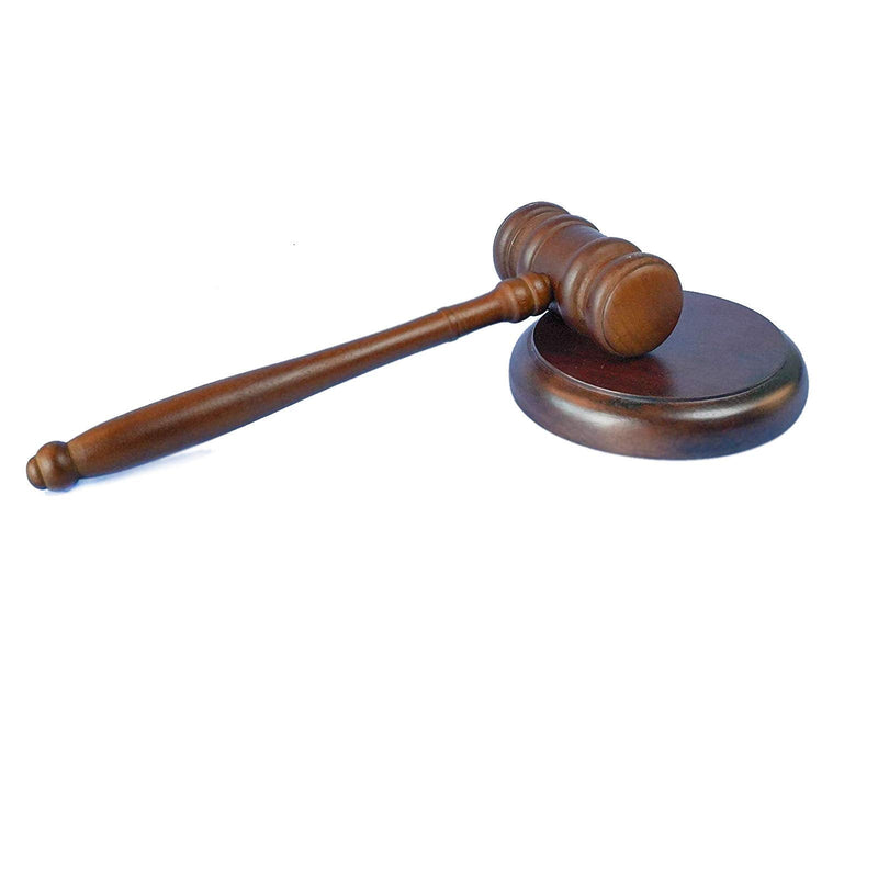 [Australia - AusPower] - Premium Wooden Gavel & Block Perfect for Judge, Lawyer, Auction Court, Company, Student 