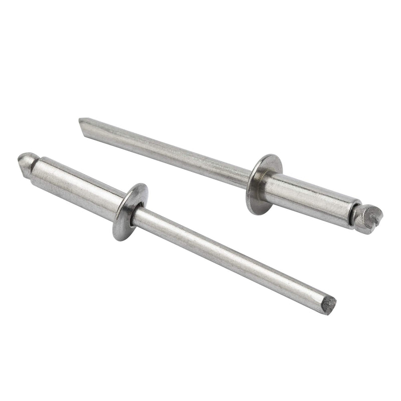 [Australia - AusPower] - ISPINNER 50pcs 3/16" x 1/2" Stainless Steel Blind Rivets, 4.8 x 12.7mm Pop Rivets, Pack of 50 3/16" x 1/2" 