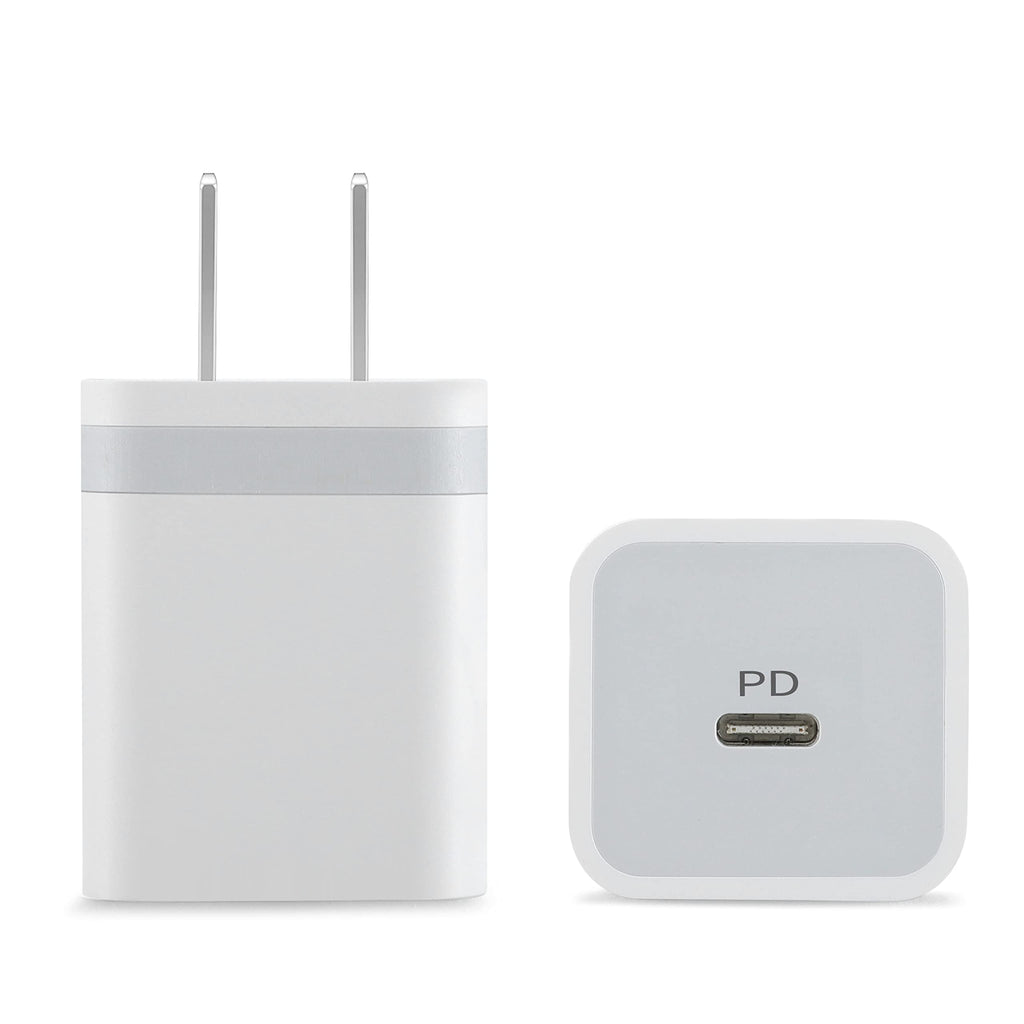 [Australia - AusPower] - Fast USB C Wall Charger, IVELLTARE 2Pack 20W Power Delivery Type C Fast Charger Block Adapter Brick Cube Compatible with iPhone 13/13 Pro/13 Pro Max/12/12 Pro/Mini, iPad, AirPods 