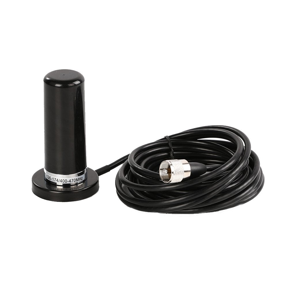 [Australia - AusPower] - Fumei 400-470/136-174MHz Dual Band NMO 50W Antenna and Magnetic Mount with 5M/16.4ft Coaxial Cable for Mobile Radio 