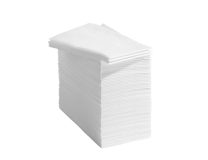 [Australia - AusPower] - 50 Linen Feel Disposable Hand Towels for Bathroom - White Napkins | Guest Towels Disposable | Wedding Napkins | Paper Napkins | Disposable Paper Hand Towels for Guest Bathroom Napkins 