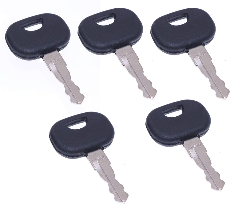 [Australia - AusPower] - 5PCS 14603 8U-9569 05755125 940451 8035807 Key for Volvo Certain Mini Excavators & Mini Loaders Bobcat V Series Versahandler Forklifts Caterpillar 213 214 Euro Excavators 