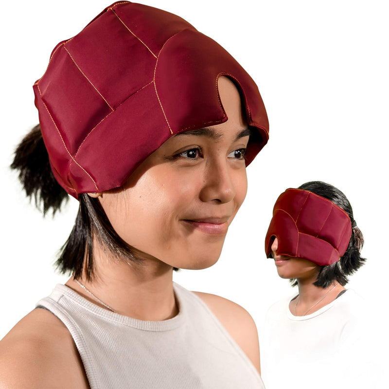 [Australia - AusPower] - Medcosa Headache and Migraine Relief Wrap | Stay Chilled When a Migraine Strikes | Keep Your Head Cool with Our Double Function Mask & Hat | Ice Beanie Migraine Relief Products 