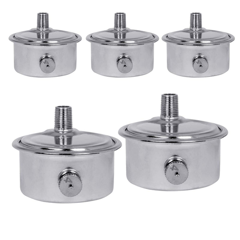 [Australia - AusPower] - Midline Valve HBW-6B18-5 Steam Air Vent #6 Heat Regulator Valve; Angle Mount; 1/8 in. NPT; Chrome Plated Steel (5 Pack) #6 Heat Angle Mount 