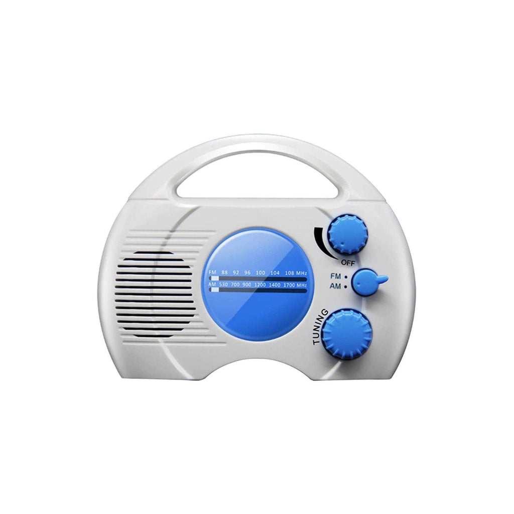 [Australia - AusPower] - YIHOME Shower Radio, Mini Portable AM FM Shower Radio Built in Speaker Audio Home Bathroom Waterproof Hanging Radio for Pool, Shower,Boat,Beach,Hot Tub,Outdoors,Indoors 