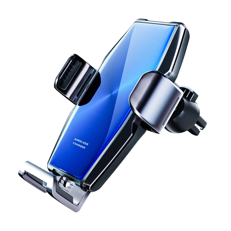 [Australia - AusPower] - Wireless Car Charger,Jellico 15W Fast Charging Auto-Clamping Smart Sensing Air Vent Phone Holder, Compatible with iPhone11/11Pro/11ProMax/XSMax/XS/X, Samsung S10/S10+ and More(S9) 
