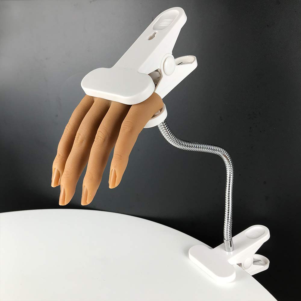 [Australia - AusPower] - Gooseneck Bed Phone Holder Mount Flexible Long Arm Clip Clamp for Desk, Nail Practice Hands Bendy Lazy Bracket Bedside Stand CL04 