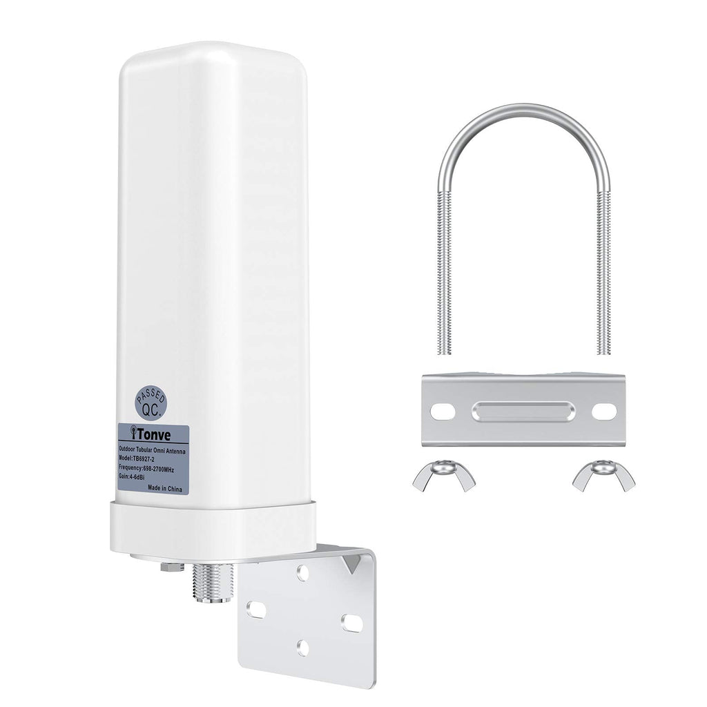 [Australia - AusPower] - SULITONG Outdoor Omni-Directional Antenna 4-6dBi gain with N-Female Connector (698-2700 MHz) Tubular Antenna for Cell Signal Booster/Amplifier/Repeater 
