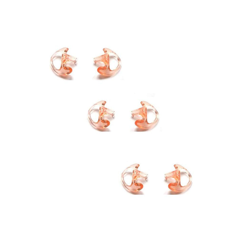 [Australia - AusPower] - HYS Replacement Soft Silicone Ear Buds Small Earmold for 2-Way Radio Air Acoustic Earpiece Headset 