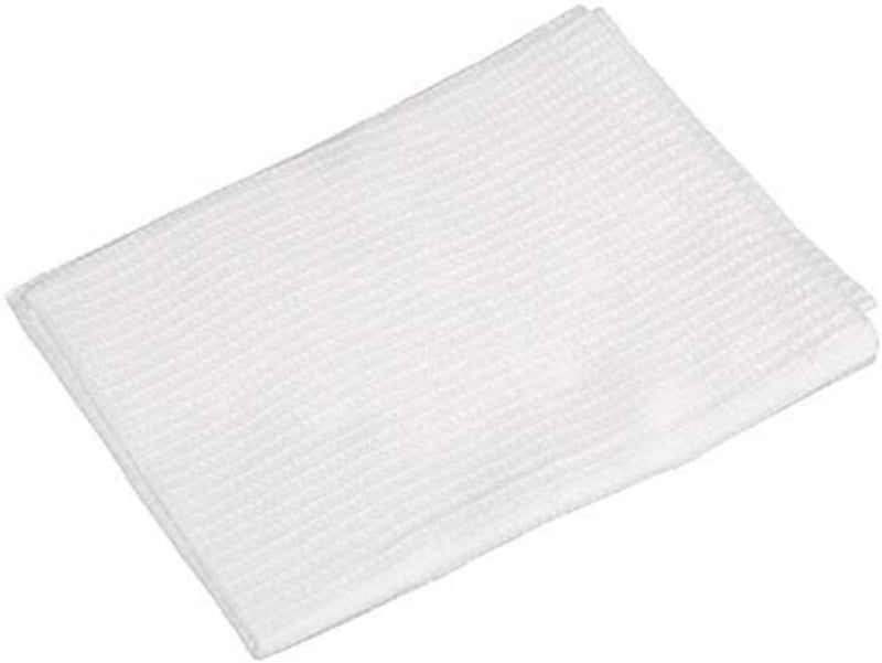 [Australia - AusPower] - AMZ Medical Supply Disposable Towels 13" x 19". Pack of 10 White Tissue Towels 3-ply. Waffle Bath Towels. Waffle Hand Towels. Multipurpose Eco Friendly Tray Covers. Folded to 5" x 7" 