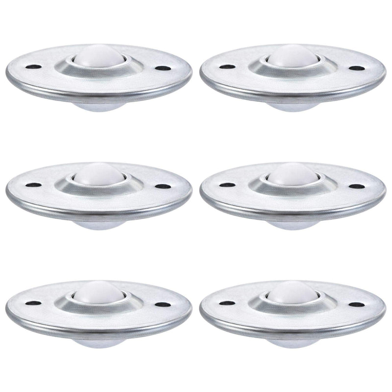 [Australia - AusPower] - uxcell Ball Transfer Bearing Unit 12mm 17Lbs Nylon Flange-Mount Type for Transmission Pack of 6 