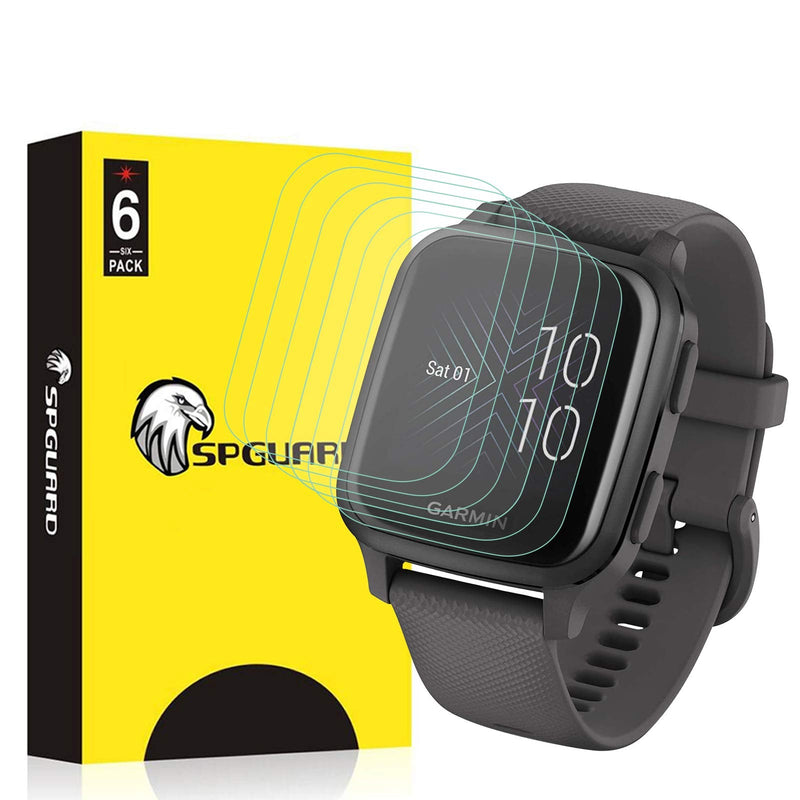 [Australia - AusPower] - [6 Pack] HATALKIN Screen Protector Compatible with Garmin Venu Sq and Garmin Venu Sq Music Screen Protectors Smartwatch HD LiQuidSkin Film 6 pack 